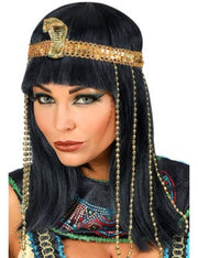 Parrucca Di Carnevale Cleopatra Imperatrice Egiziana