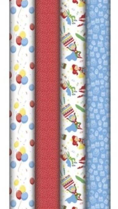 Rotolo Carta Regalo Fantasie Assortite 150gr.