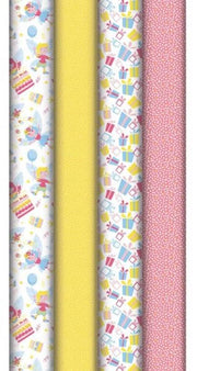 Rotolo Carta Regalo Fantasie Assortite - 80gr.