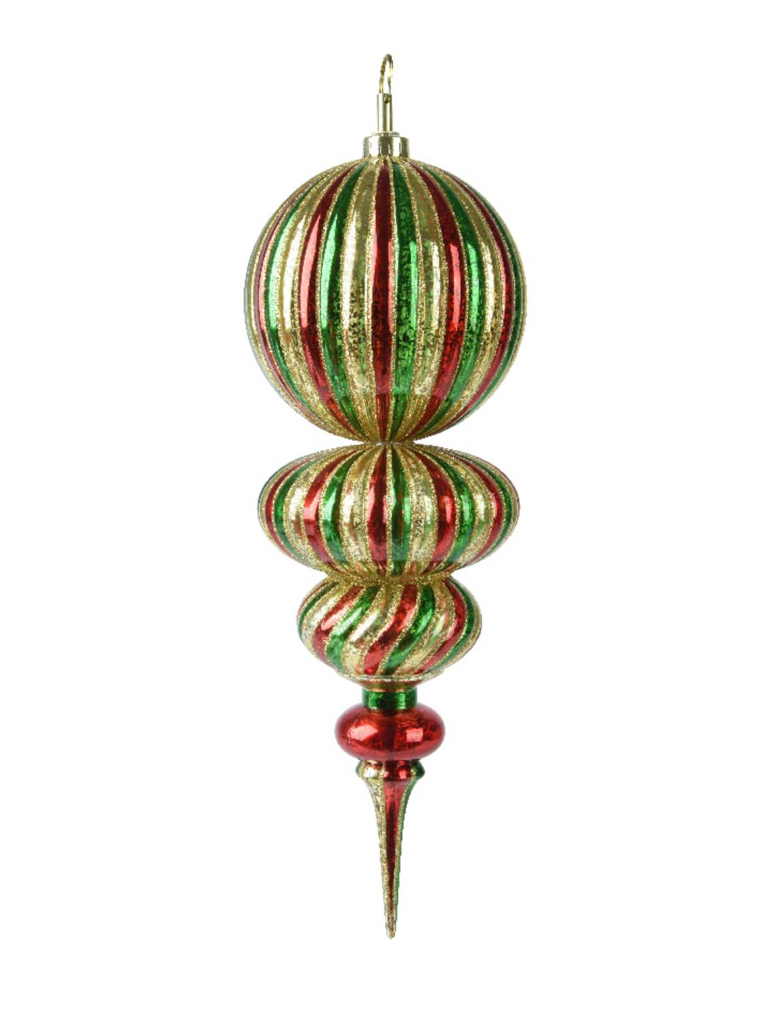 Pallina Albero Di Natale Ornamentale A Goccia 43cm