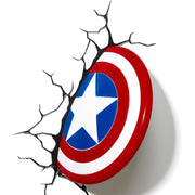 Lampada Led Da Muro Marvel Scudo Captain America