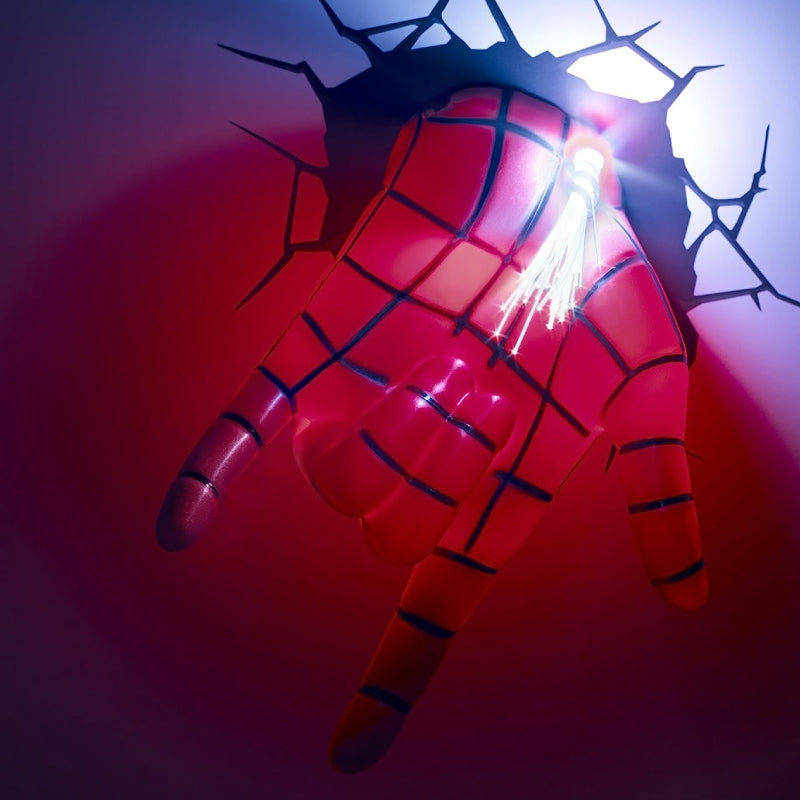 Lampada Led Da Muro Marvel Mano Spider-Man