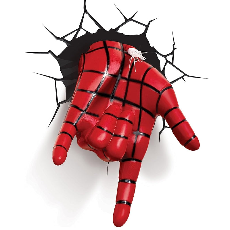 Lampada Led Da Muro Marvel Mano Spider-Man