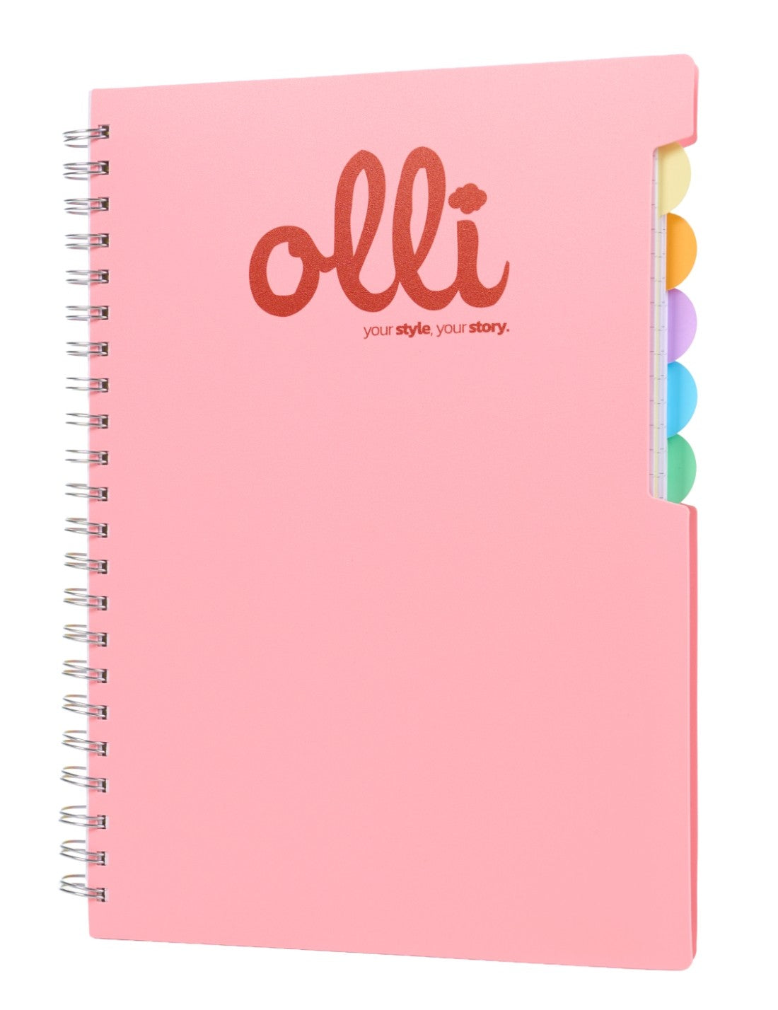 Maxi Quaderno Spiralato Con Divisori 150ff 70gr A4 Olli