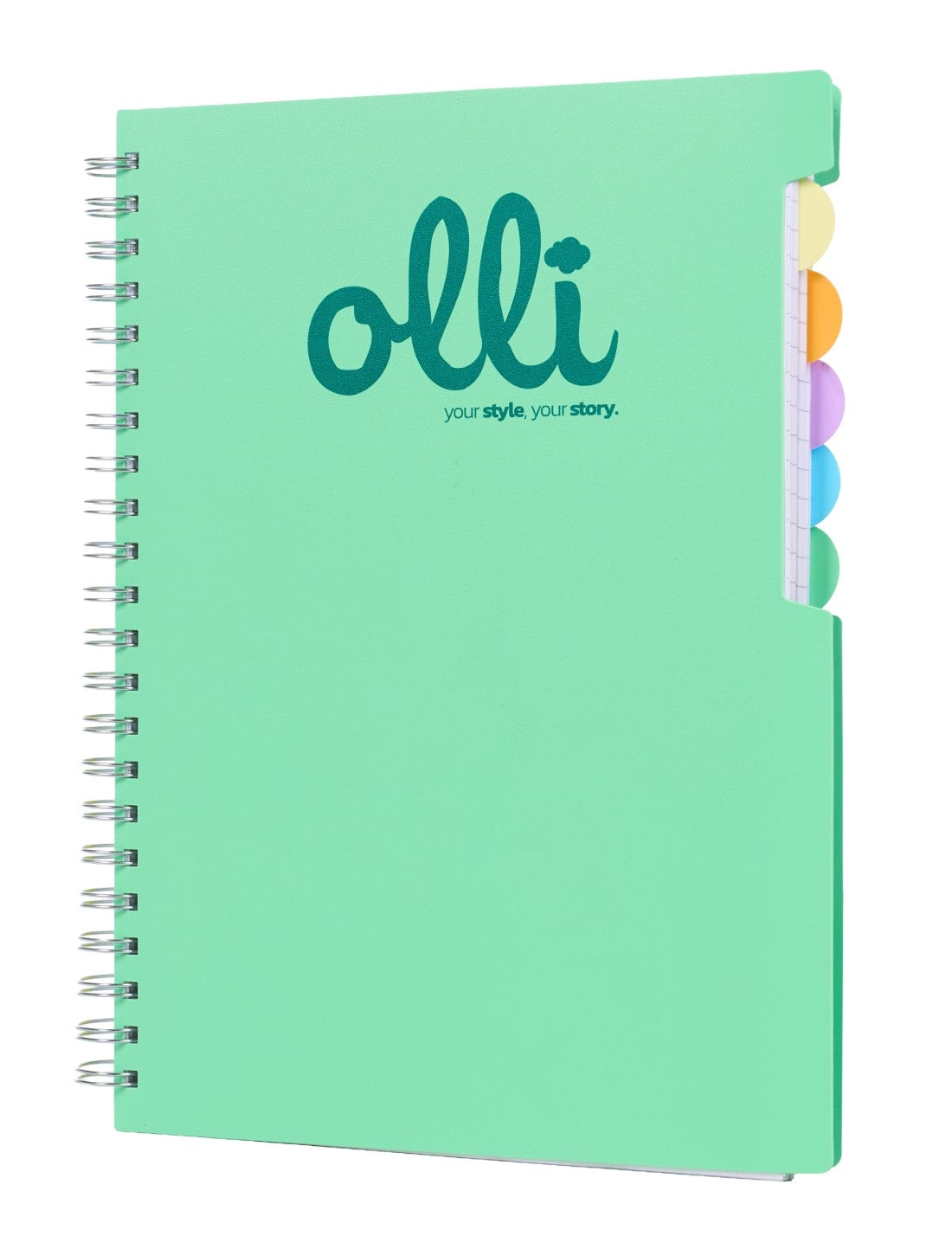 Maxi Quaderno Spiralato Con Divisori 150ff 70gr A4 Olli