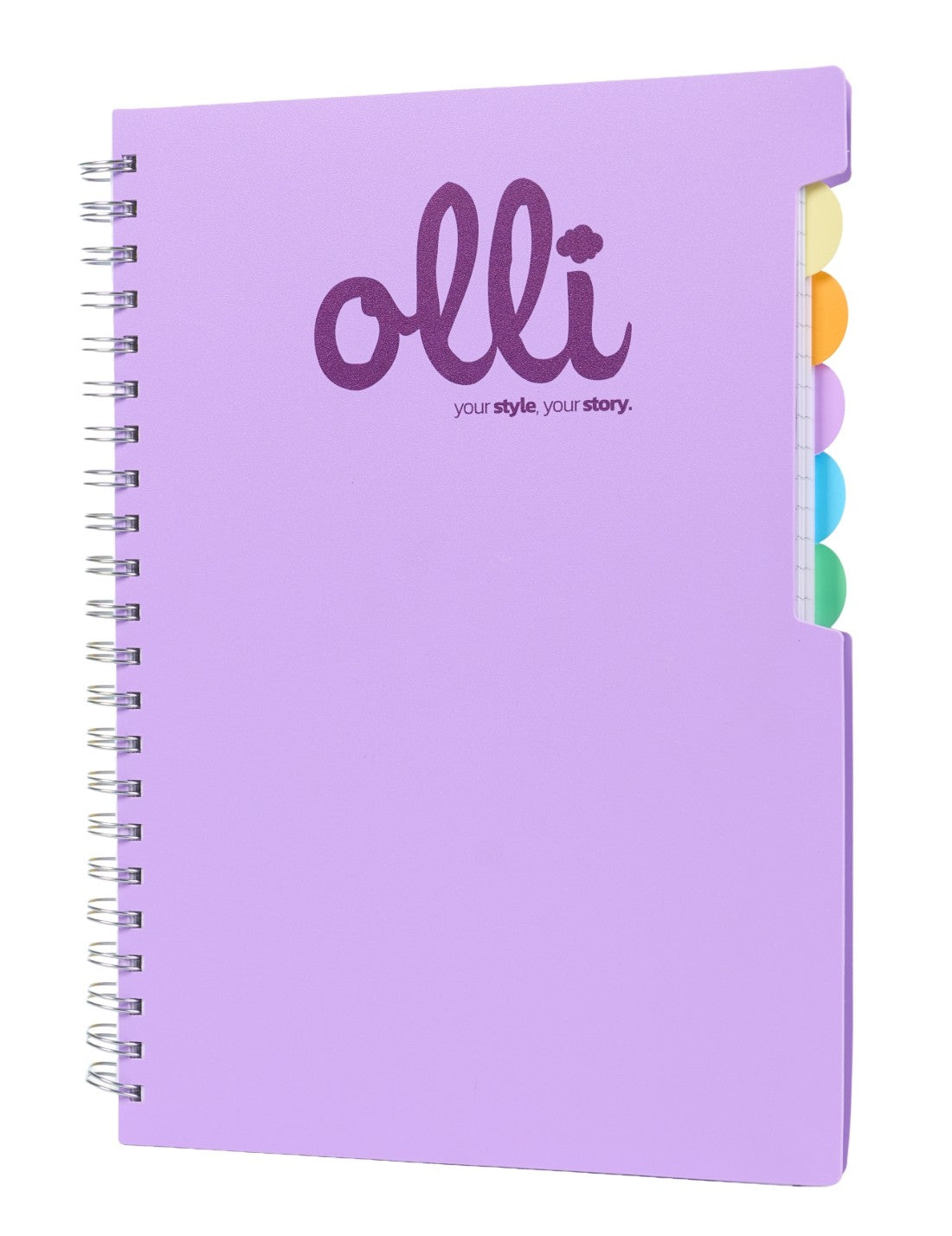 Maxi Quaderno Spiralato Con Divisori 150ff 70gr A4 Olli