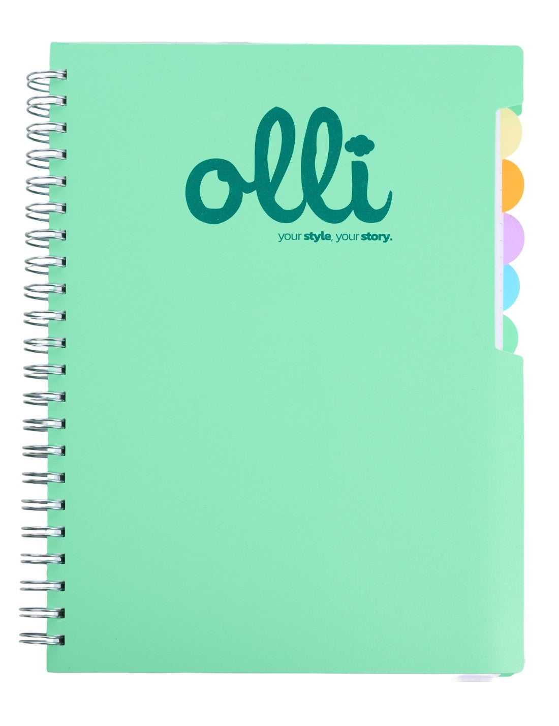Maxi Quaderno Spiralato Con Divisori 150ff 70gr A4 Olli