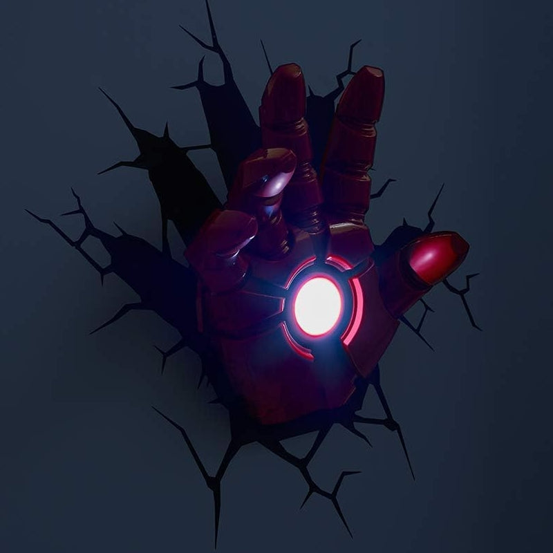 Lampada Led Da Muro Mano Armatura Marvel Ironman