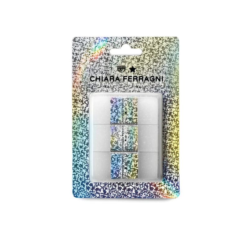 Gomme Da Cancellare Chiara Ferragni Glitter Set 3pz