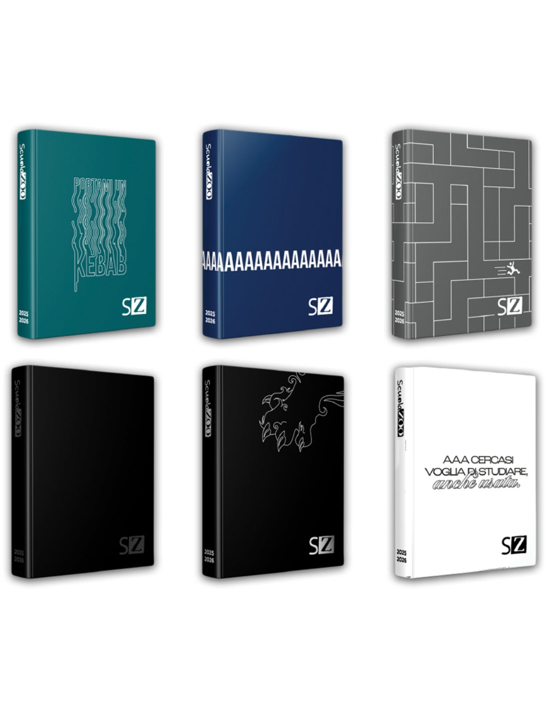 Diario Scuola 16 Mesi Datato 2025/2026 Scuola Zoo