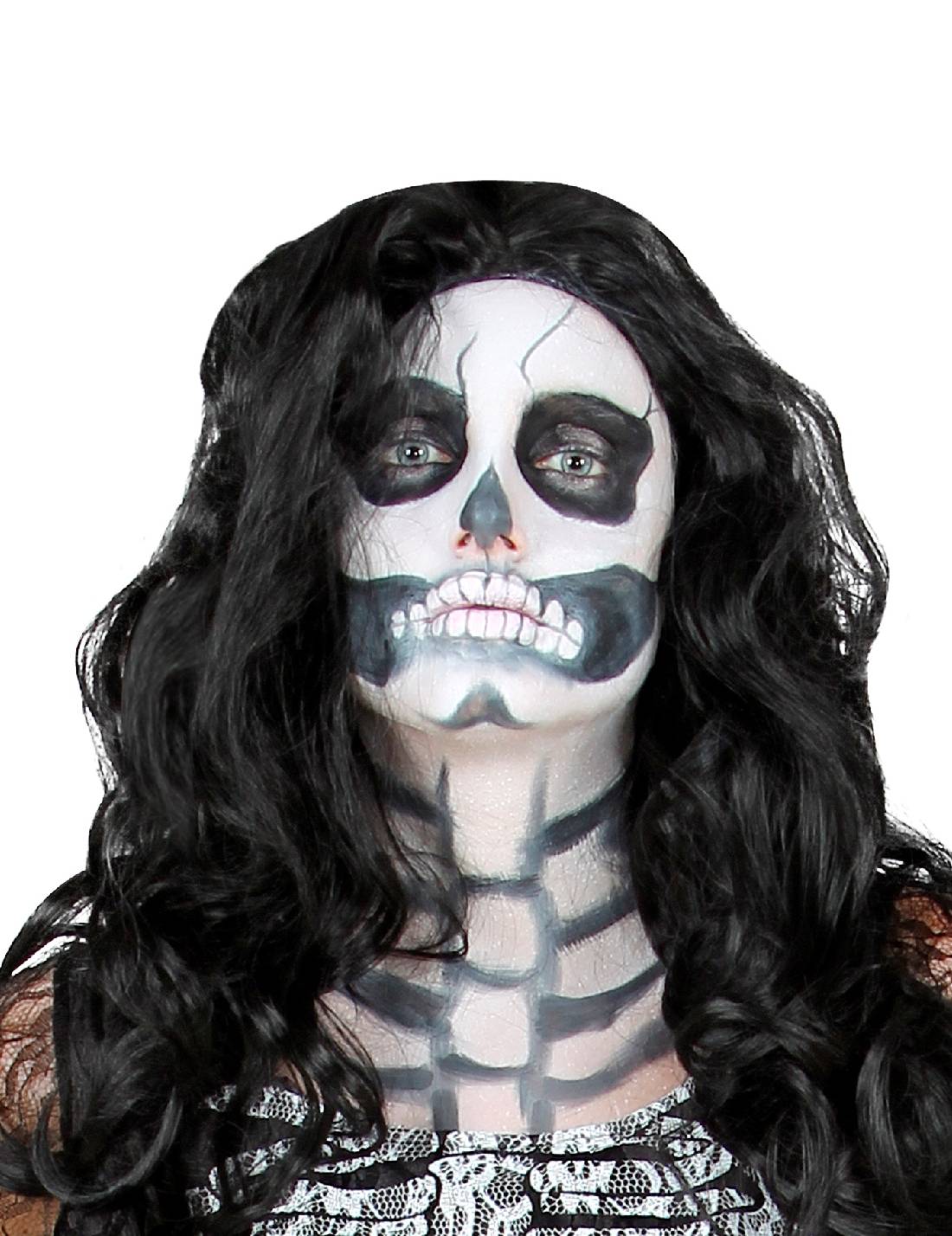 Trucco MakeUp Halloween Carnevale Bianco In Vaschetta 25g