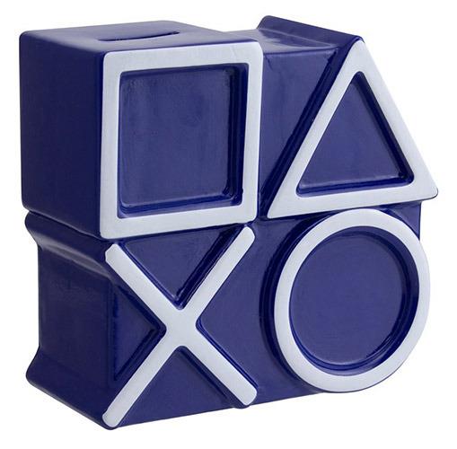 Salvadanaio In Ceramica Logo Playstation 14,9x15,7cm