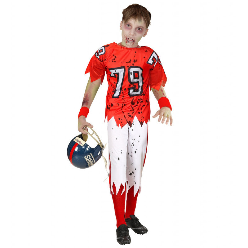Costume Halloween Bambino Giocatore di Football Zombie