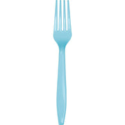 Forchette in Plastica Azzurre Set.10pz.