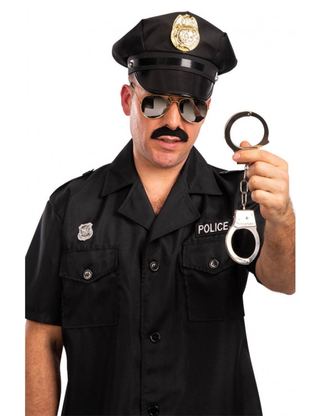 Costume Di Carnevale Adulto Set Polizia