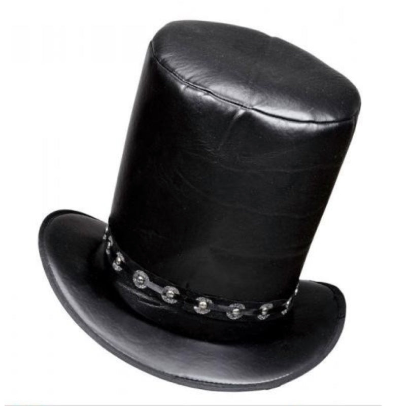 Cappello Cilindro In Semilpelle