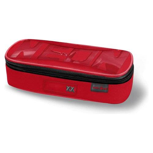 Astuccio Portapenne Ovale Neon Rosso