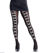 Calze Halloween con Ossa Incrociate - Taglia Unica