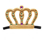 Corona Oro In Tessuto Con Gemme