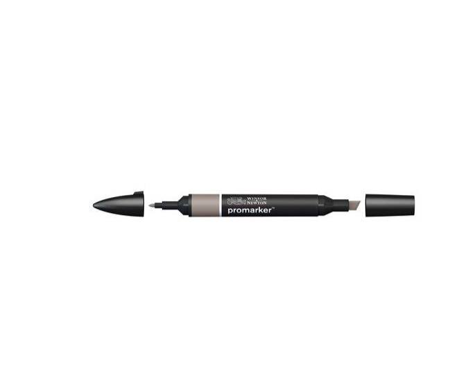 Winsor & Newton Pennarello Marker Doppia Punta Grigio Caldo 4 WG4