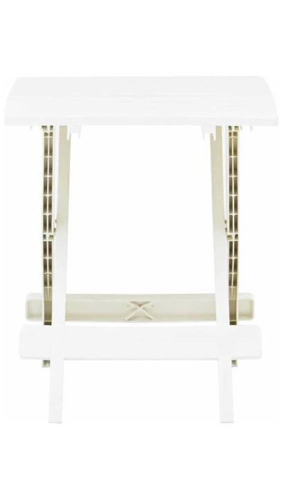 Tavolino In Plastica Adige Bianco 50cm