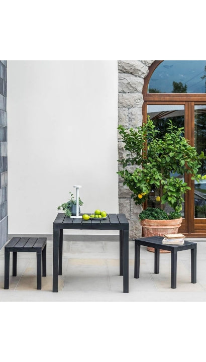 Panca Giardino Timor Antracite 60cm
