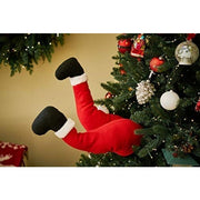Addobbo Albero Di Natale Gambe Di Babbo Natale In Movimento 40cm