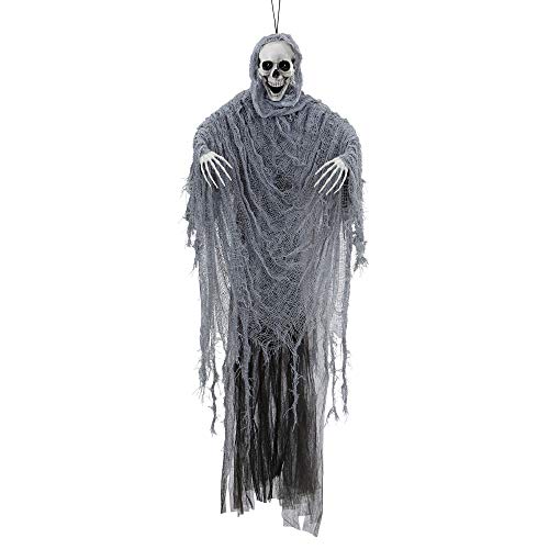 La Morte Animata Con Suono E Luci 100cm Ornamenti Halloween