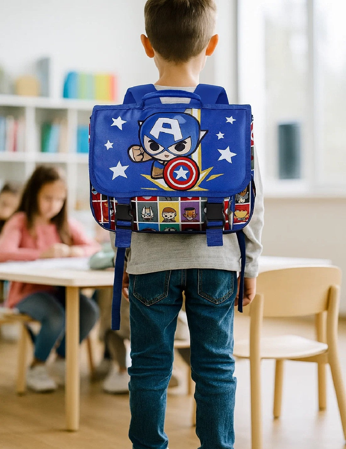 Zaino Scuola Cartable Marvel Capitan America