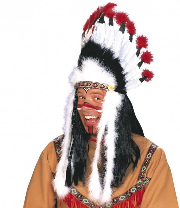 Copricapo Di Carnevale Da Indiano Toro Scatenato