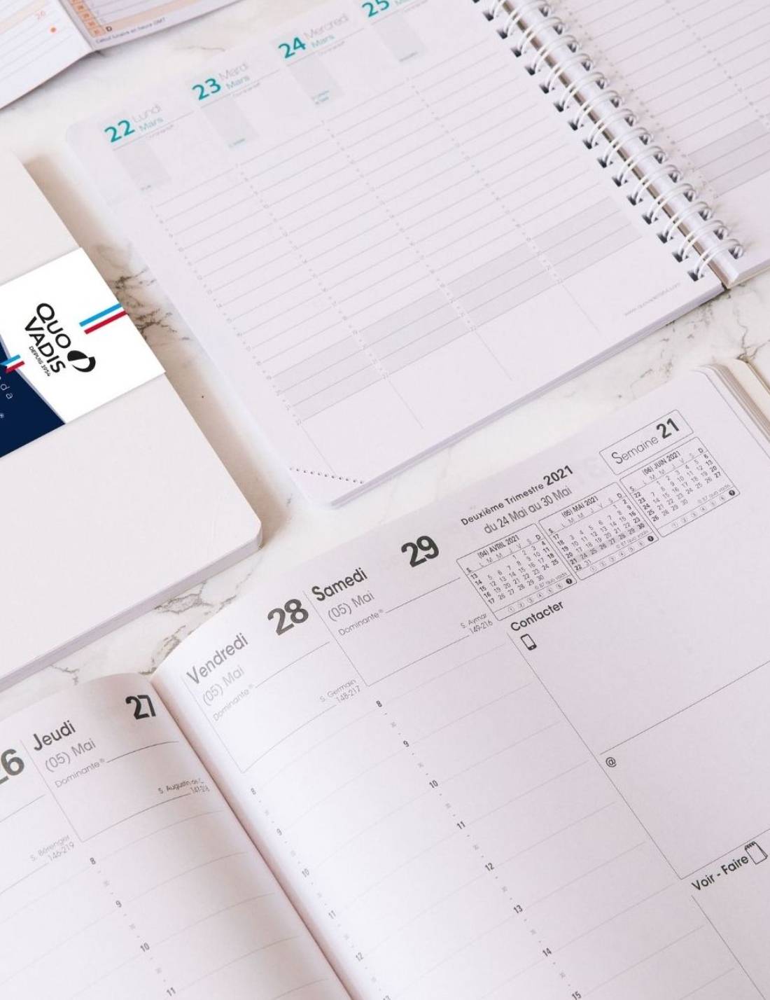 Ricambio Per Agenda Giornaliera 12 Mesi 2026 Quo Vadis ABP 2