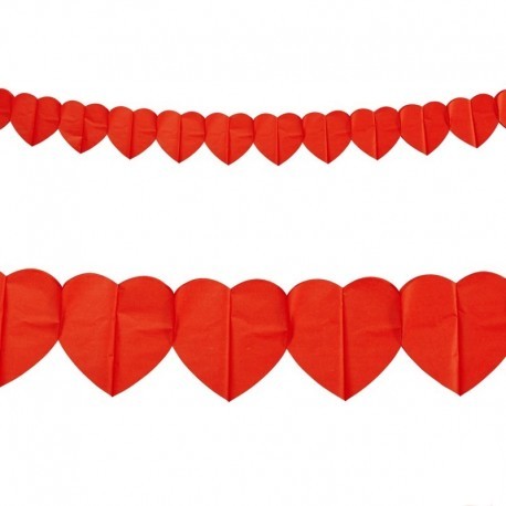 Decorazione Festone Cuore San Valentino 300cm