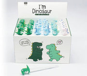 Penna Dinosauro in Silicone Assortito