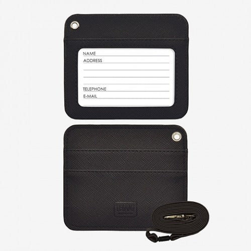 Set 100pz Porta Badge Lebez Laccio Rosso 10,5x6,7cm