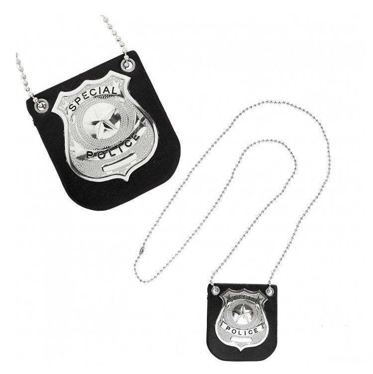 Collana Distintivo Polizia Accessori Halloween E Carnevale