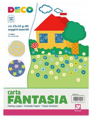 Carta Fantasia 12ff 80gr