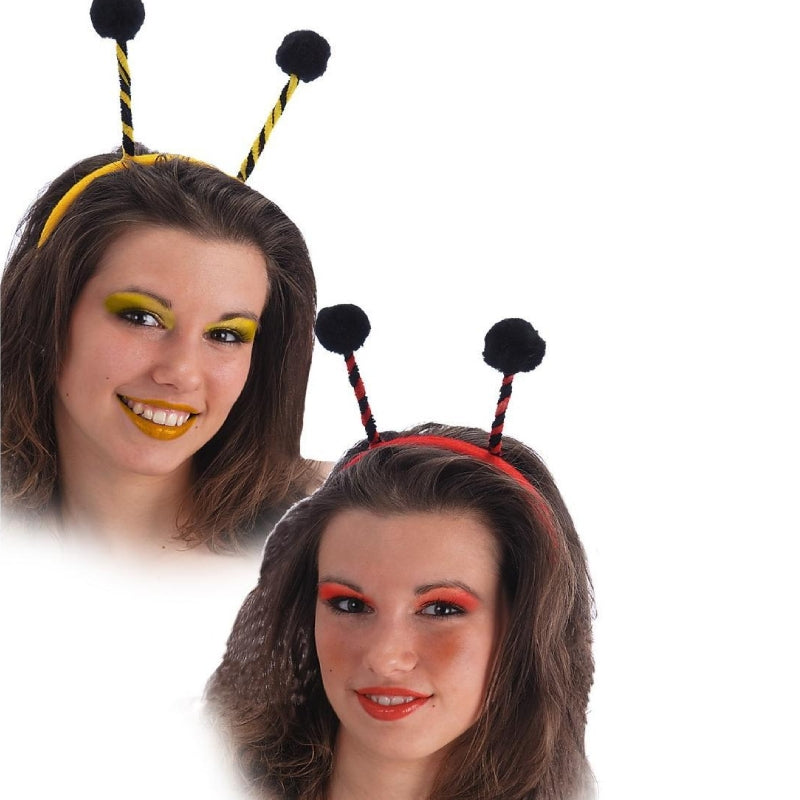 Frontino Con Antenne Api Colorate Assortite Accessori Halloween E Carnevale