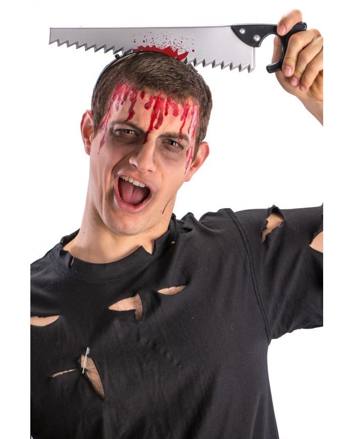 Frontino Spaccatesta Con Sega Accessorio Halloween