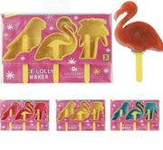 Confezione 3 Formine Ghiaccioli Animali