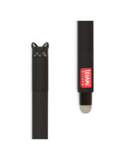 Penna Gel Cancellabile Nera Be Curious Gatto Legami