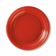 Piatti Di Plastica Fondi Rosso Set 100Pz.