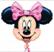 Palloncino Metalfoil Rosa Disney Minnie Sagomata 23" 58cm