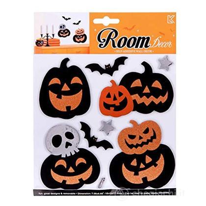 Stickers Zucche e Fantasmi Modelli e Colori Assortiti Ornamento Halloween