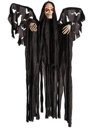 Scheletro Alato i Luminosi Suono Con Movimento Ornamento Halloween
