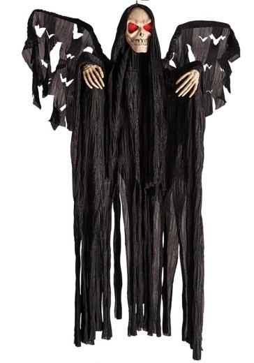 Scheletro Alato i Luminosi Suono Con Movimento Ornamento Halloween