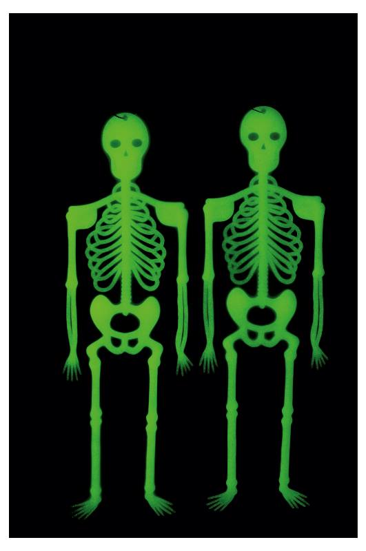 Scheletri D'Appendere Luminosi 33cm Ornamento Halloween