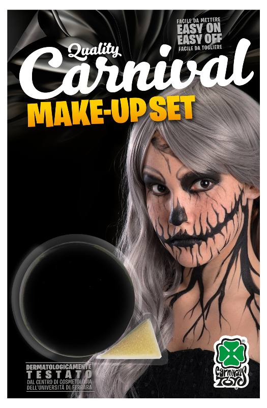 Trucco Di Halloween Fondotinta Nero 10gr