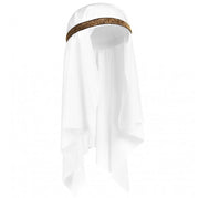Copricapo Sceicco Bianco Halloween E Carnevale
