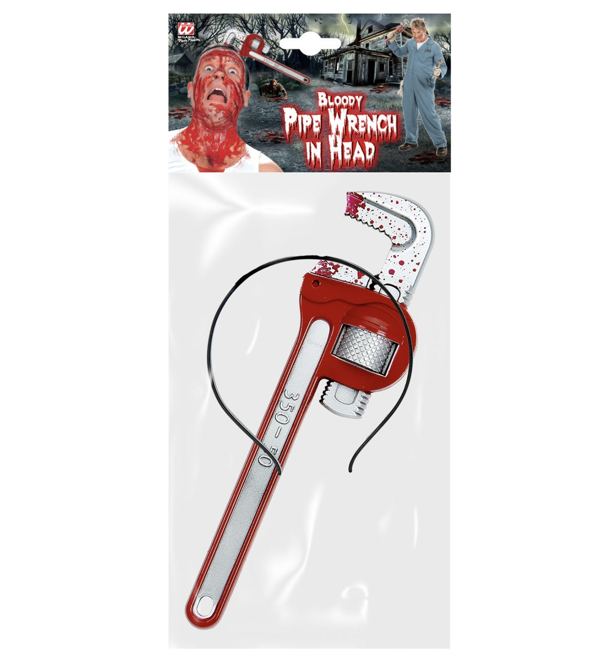 Frontino Con Chiave Giratubi Insanguinata Accessorio Halloween