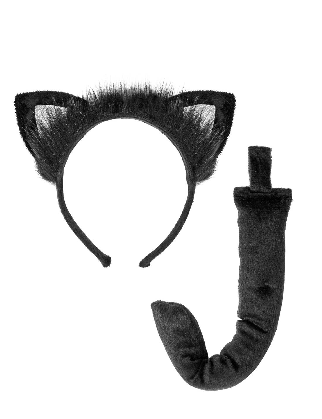 Costume Di Carnevale Set Gatto Nero